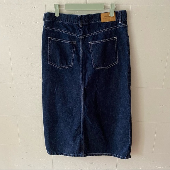 Frank & Oak Midi Demin Pencil Skirt - Picture 9 of 9